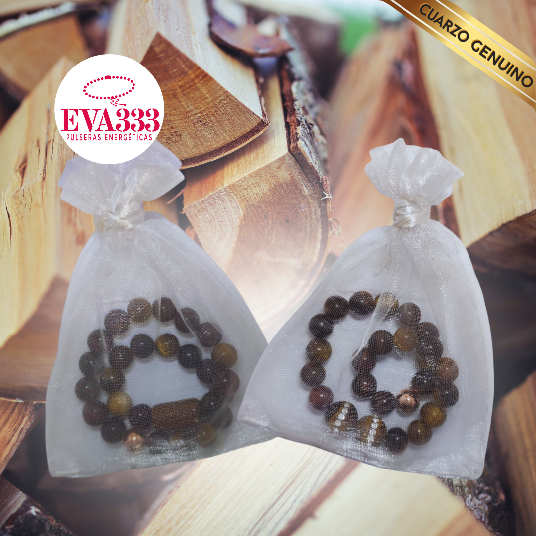 Pulsera Cuarzo Ojo de Tigre N° 8-9