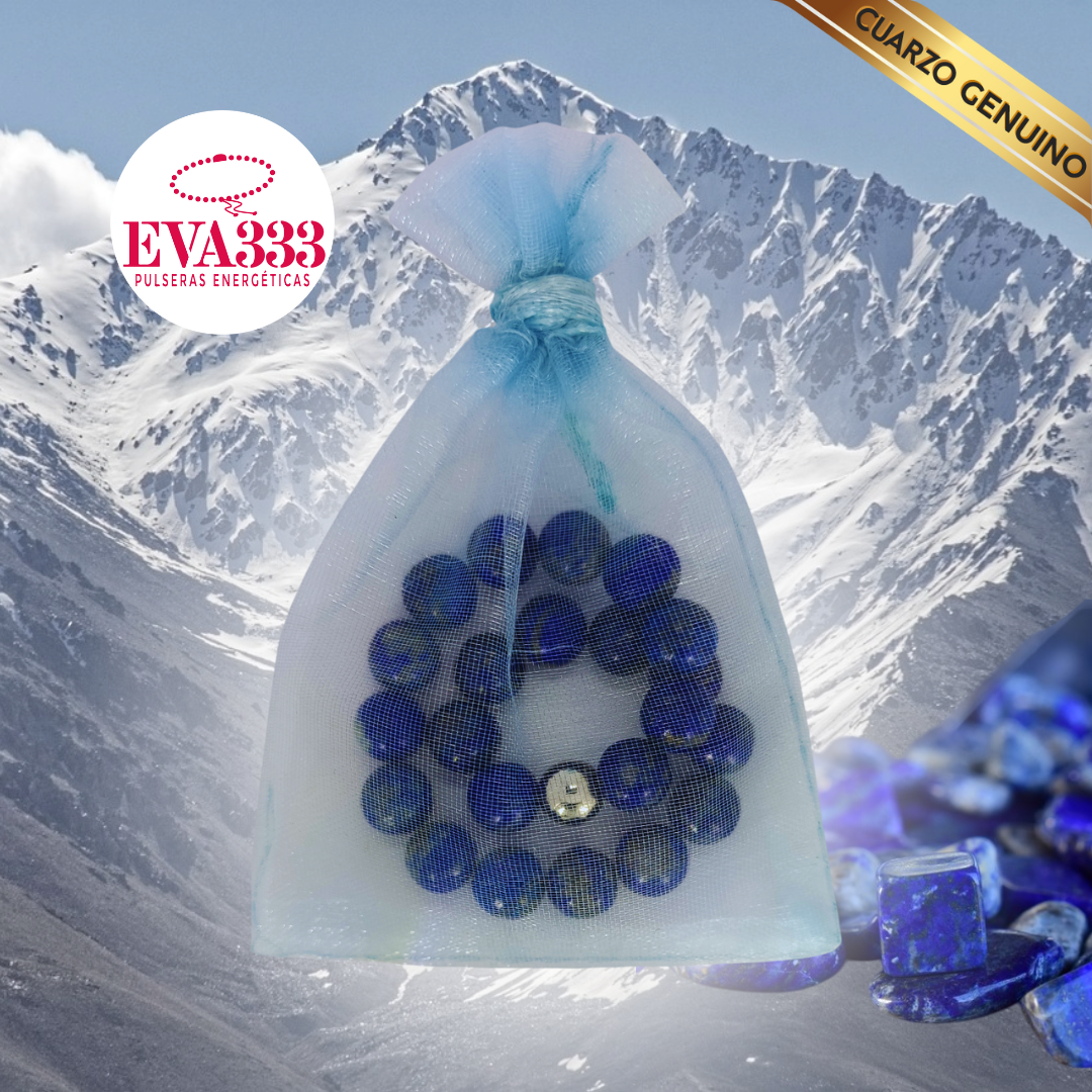 Pulsera Cuarzo Lapislázuli Azul N° 8