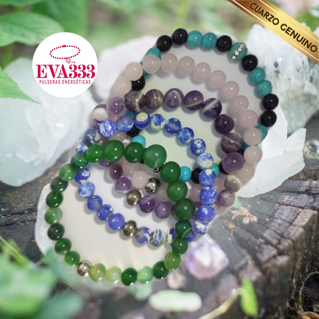 Pulsera Cuarzo Amatista N° 8-10