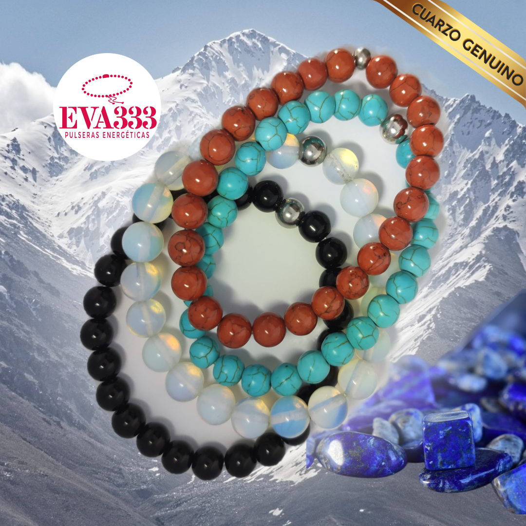 Pulsera Cuarzo Lapislázuli Azul N° 8