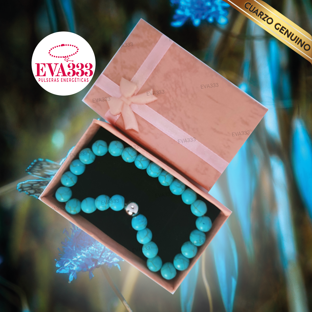 Pulsera Cuarzo Turquesa N° 6