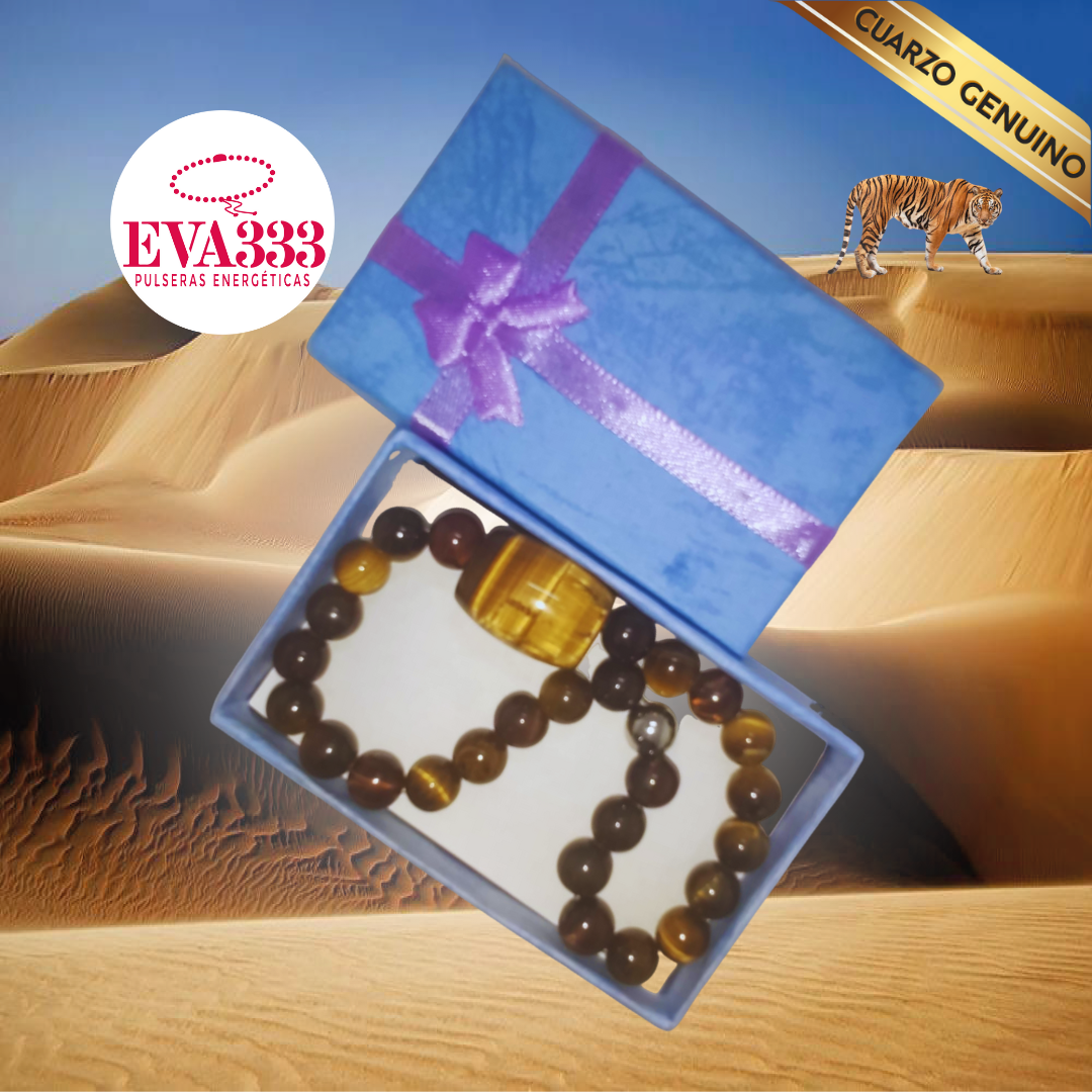 Pulsera Cuarzo Ojo de Tigre N° 8