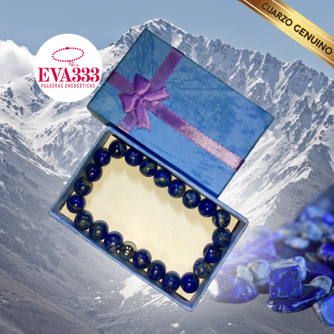 Pulsera Cuarzo Lapislázuli Azul N° 8