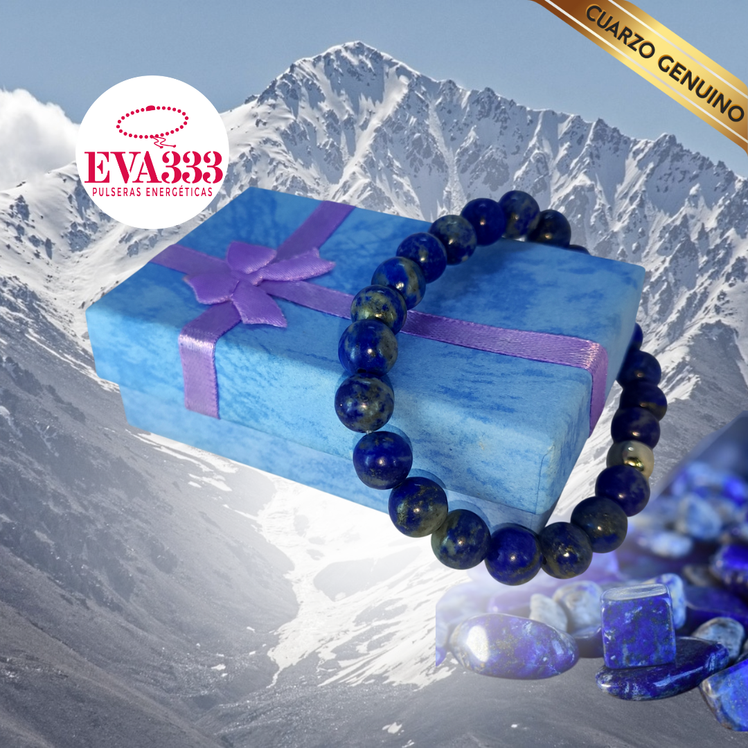 Pulsera Cuarzo Lapislázuli Azul N° 8