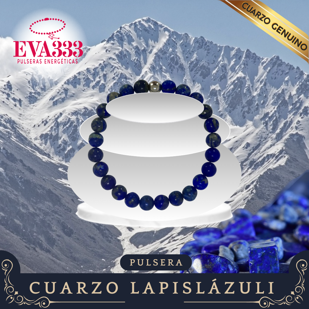 Pulsera Cuarzo Lapislázuli Azul N° 8