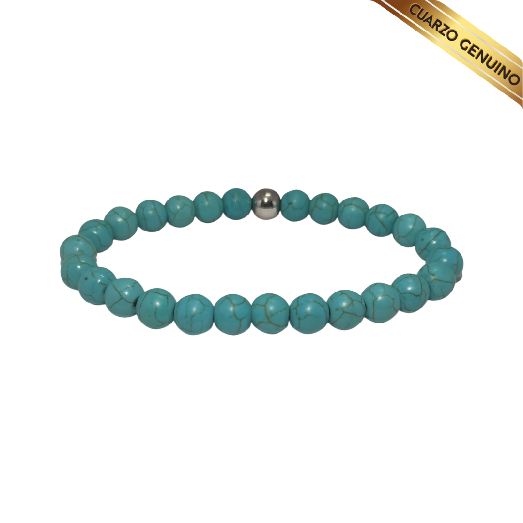 Pulsera Cuarzo Turquesa N° 6