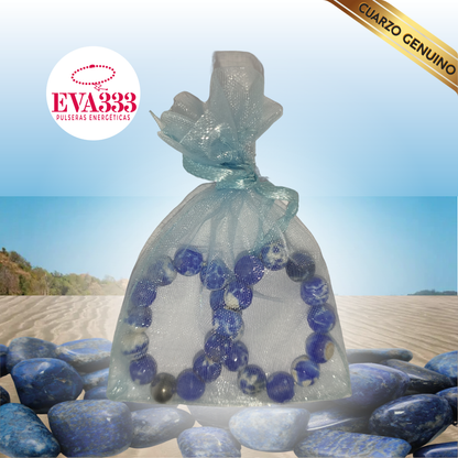 Pulsera Cuarzo Lapislázuli N° 8