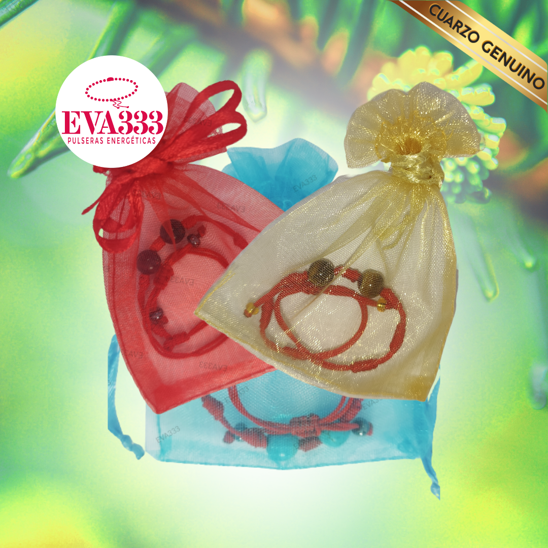 Pulsera Hilo Rojo 7 Nudos Sencillo 2 Cuarzo Jaspe Verde