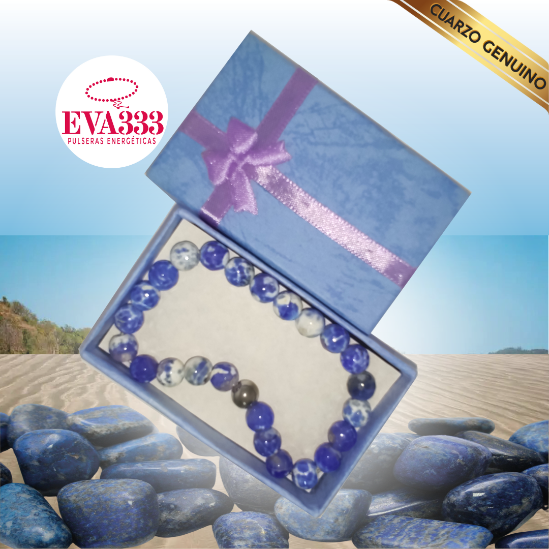 Pulsera Cuarzo Lapislázuli N° 8