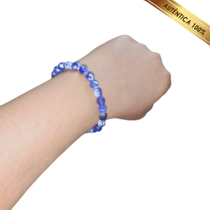 A- Pulsera Piedra Lapislázuli N° 8