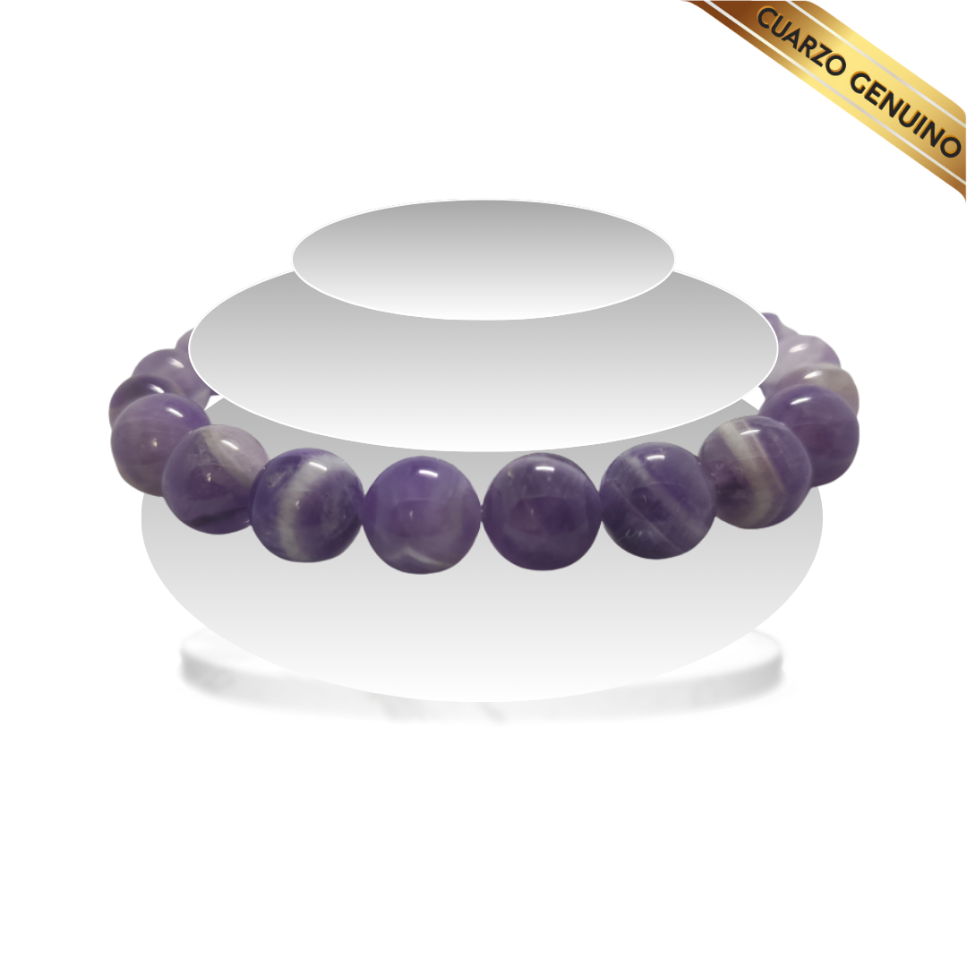 Pulsera Cuarzo Amatista N° 8-10
