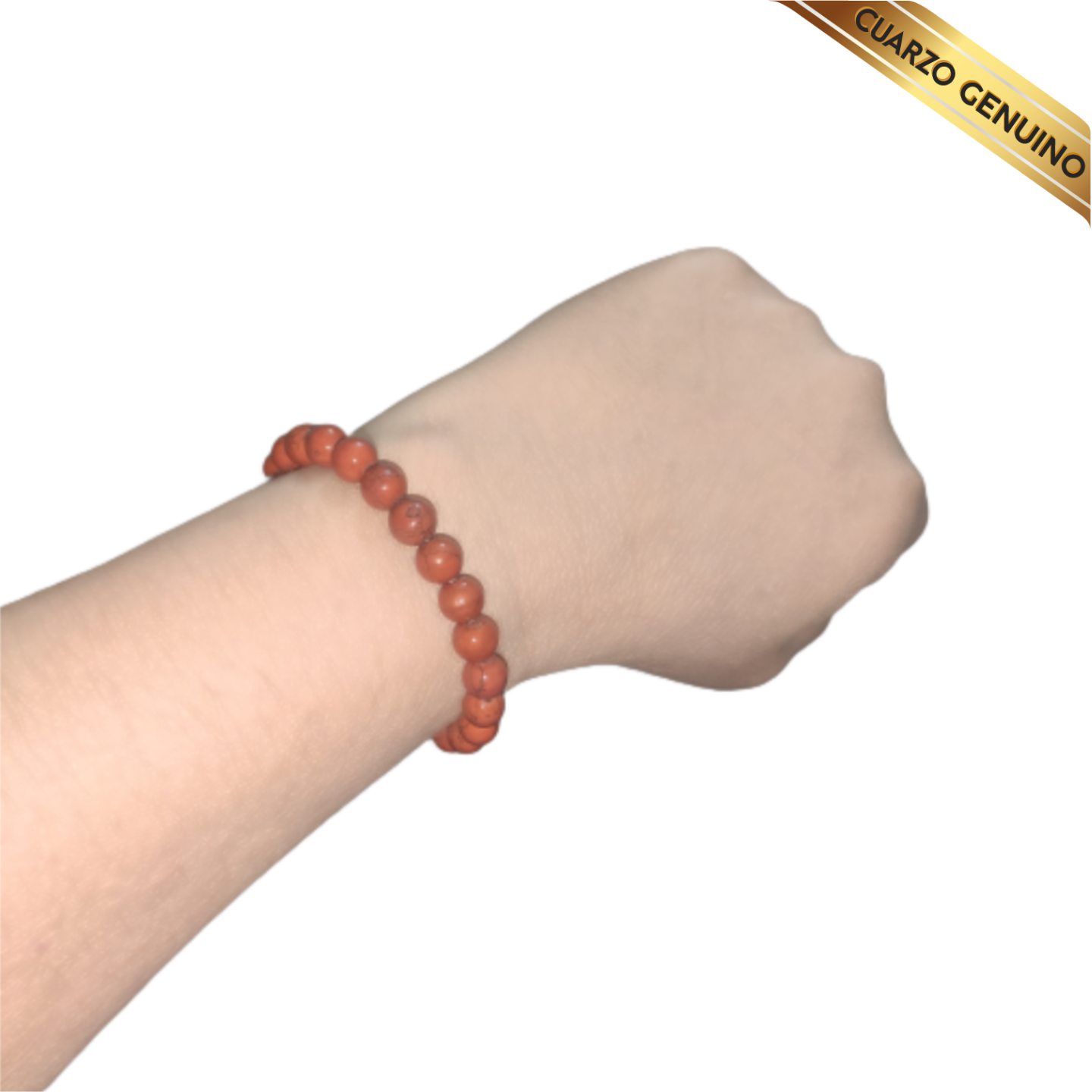 Pulsera Cuarzo Jaspe Rojo N° 8