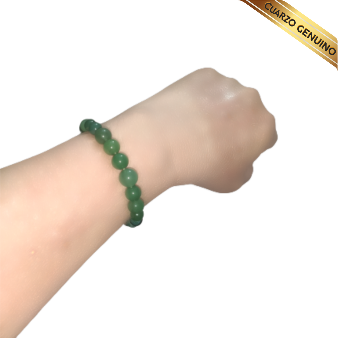 Pulsera Cuarzo Jaspe Verde N° 8-10
