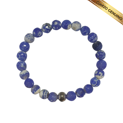 Pulsera Cuarzo Lapislázuli N° 8
