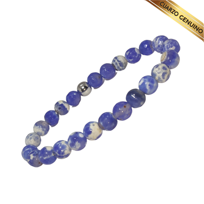 Pulsera Cuarzo Lapislázuli N° 8