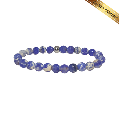 Pulsera Cuarzo Lapislázuli N° 8