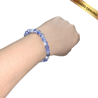 Pulsera Cuarzo Lapislázuli N° 8