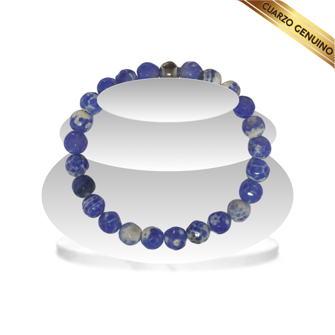Pulsera Cuarzo Lapislázuli N° 8