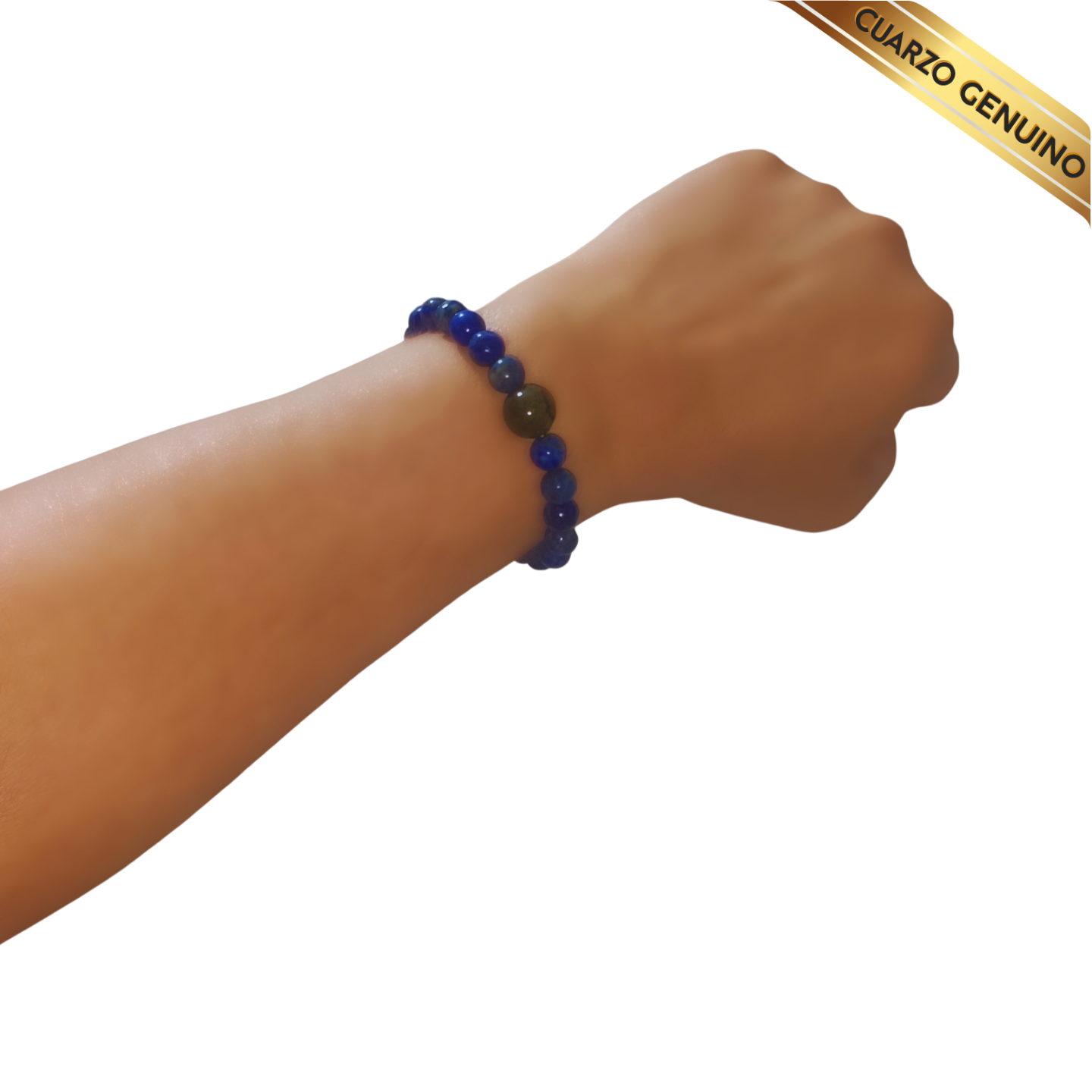 Pulsera Cuarzo Lapislázuli y Obsidiana N° 8-12