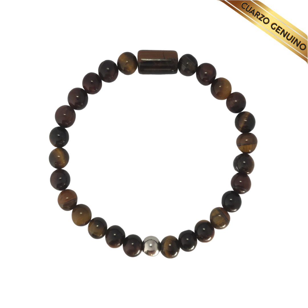 Pulsera Cuarzo Ojo de Tigre N° 8
