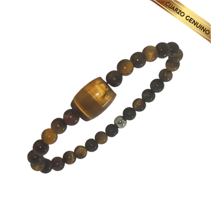 Pulsera Cuarzo Ojo de Tigre N° 8