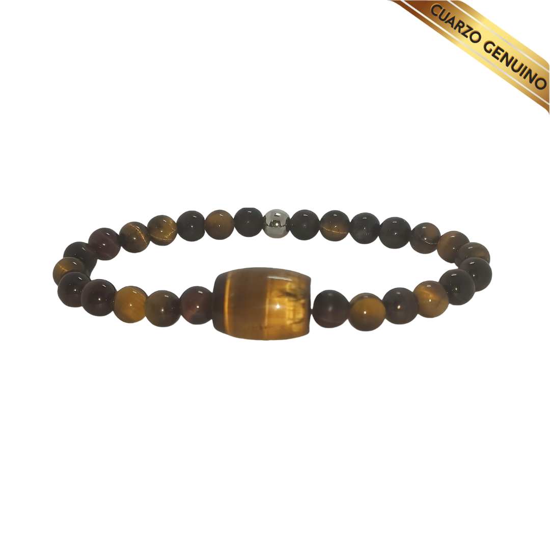 Pulsera Cuarzo Ojo de Tigre N° 8