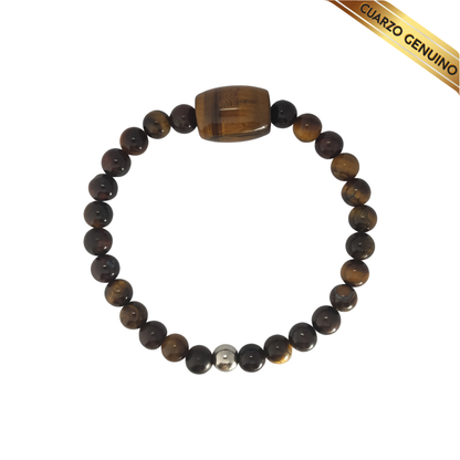 Pulsera Cuarzo Ojo de Tigre N° 8
