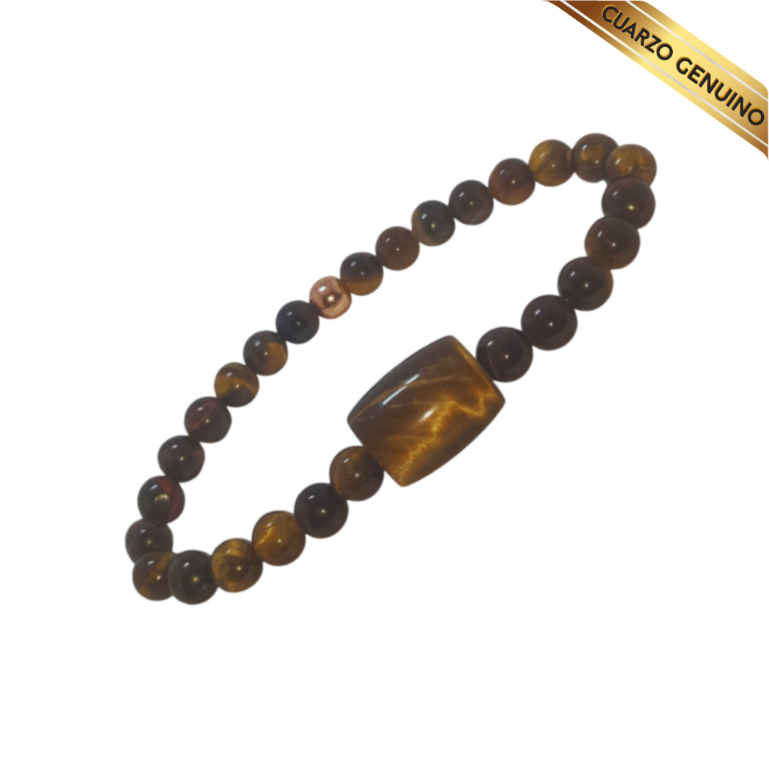 Pulsera Cuarzo Ojo de Tigre N° 8
