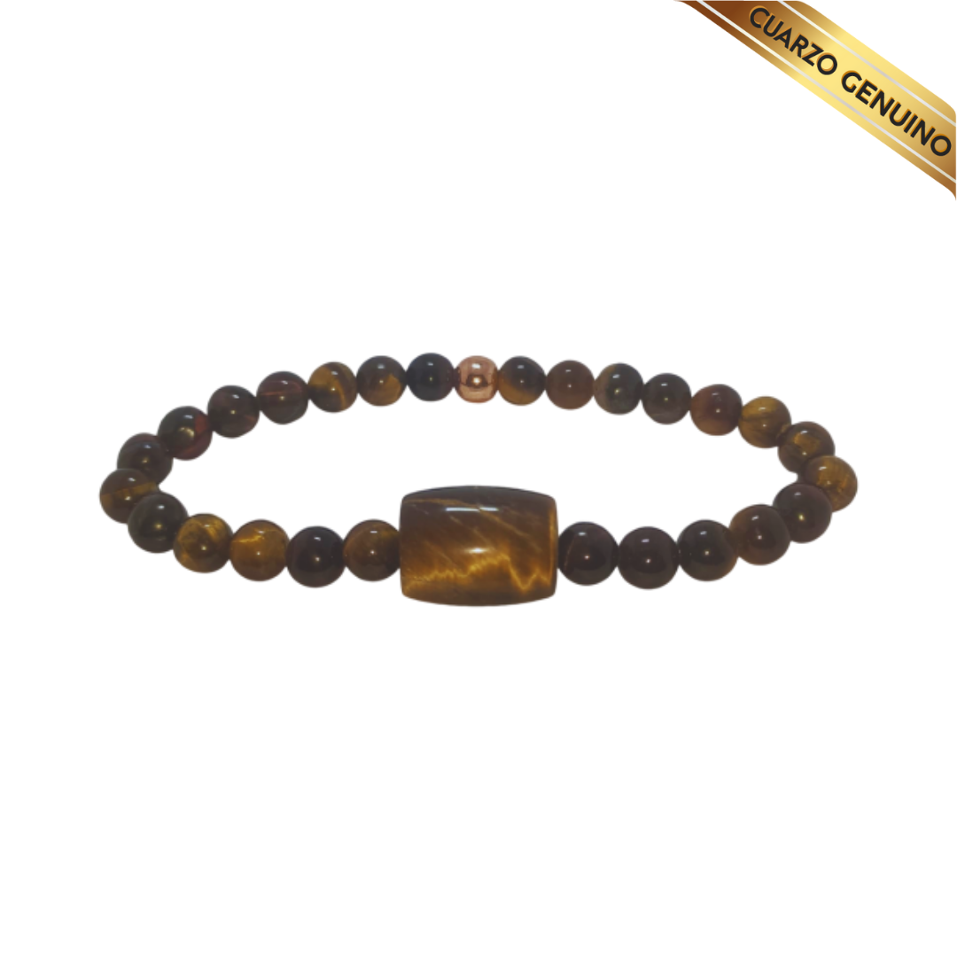 Pulsera Cuarzo Ojo de Tigre N° 8