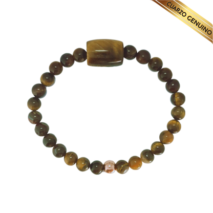 Pulsera Cuarzo Ojo de Tigre N° 8