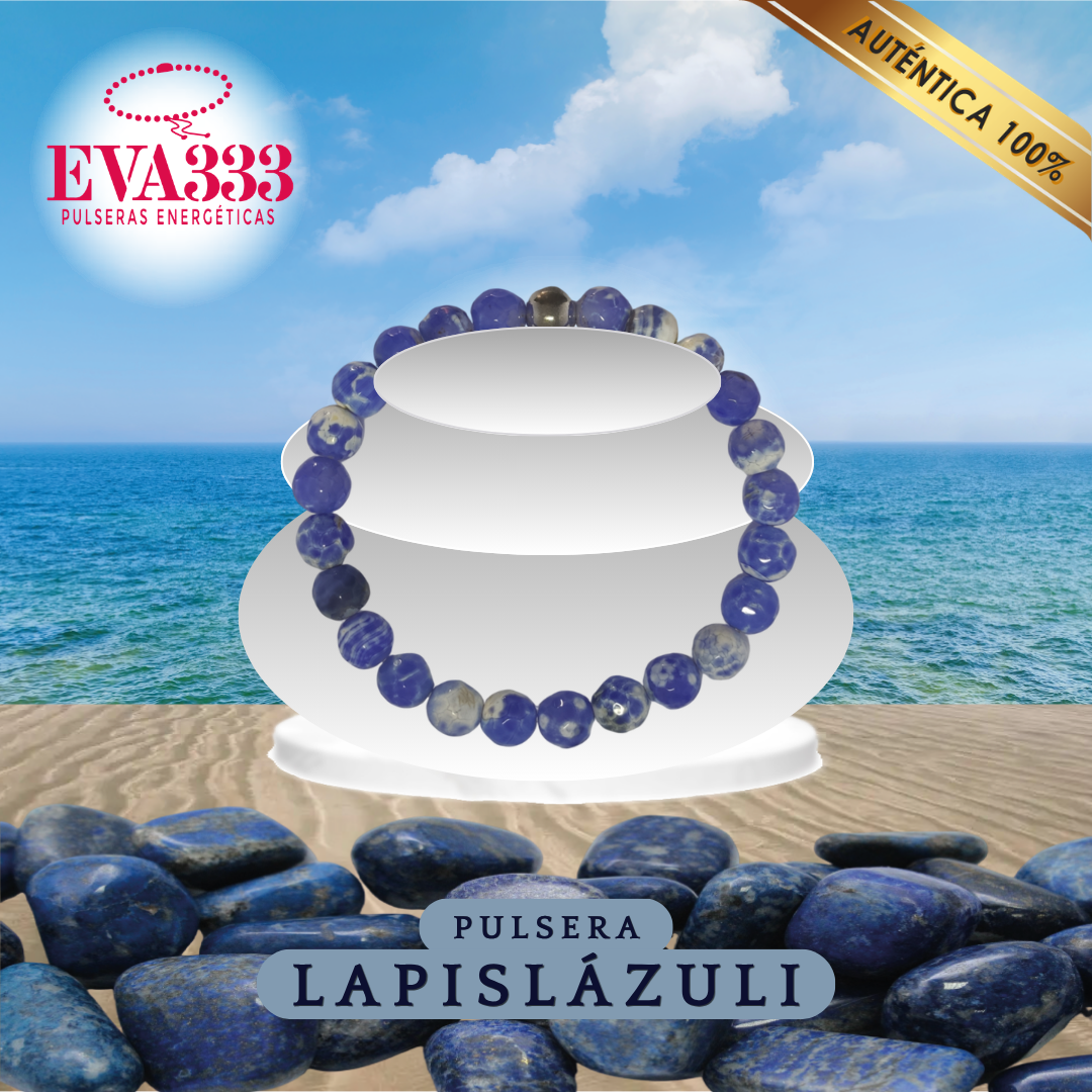 A- Pulsera Piedra Lapislázuli N° 8