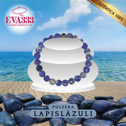 A- Pulsera Piedra Lapislázuli N° 8