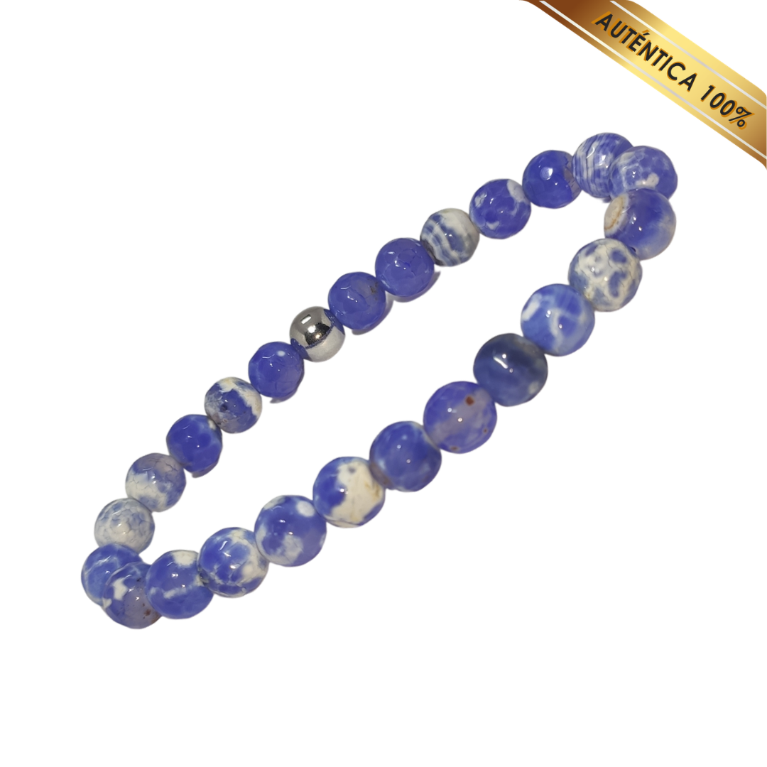 A- Pulsera Piedra Lapislázuli N° 8