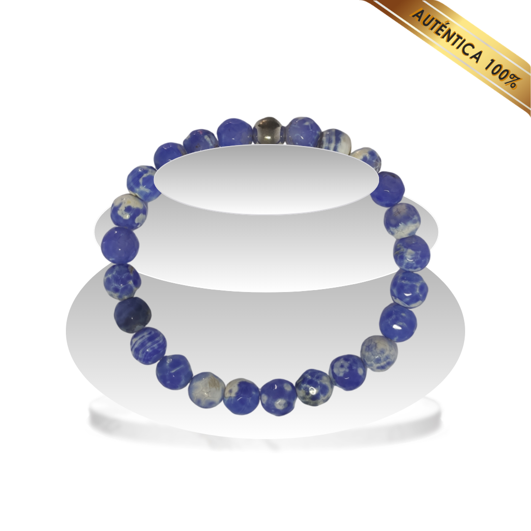 A- Pulsera Piedra Lapislázuli N° 8