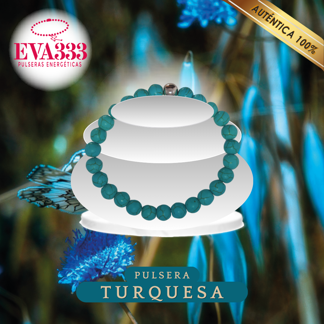A- Pulsera Piedra Turquesa N° 6