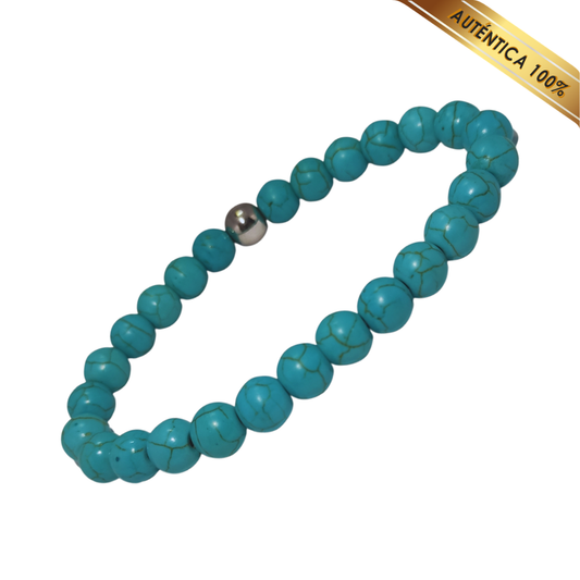 A- Pulsera Piedra Turquesa N° 6