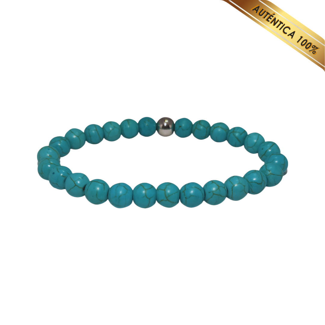 A- Pulsera Piedra Turquesa N° 6