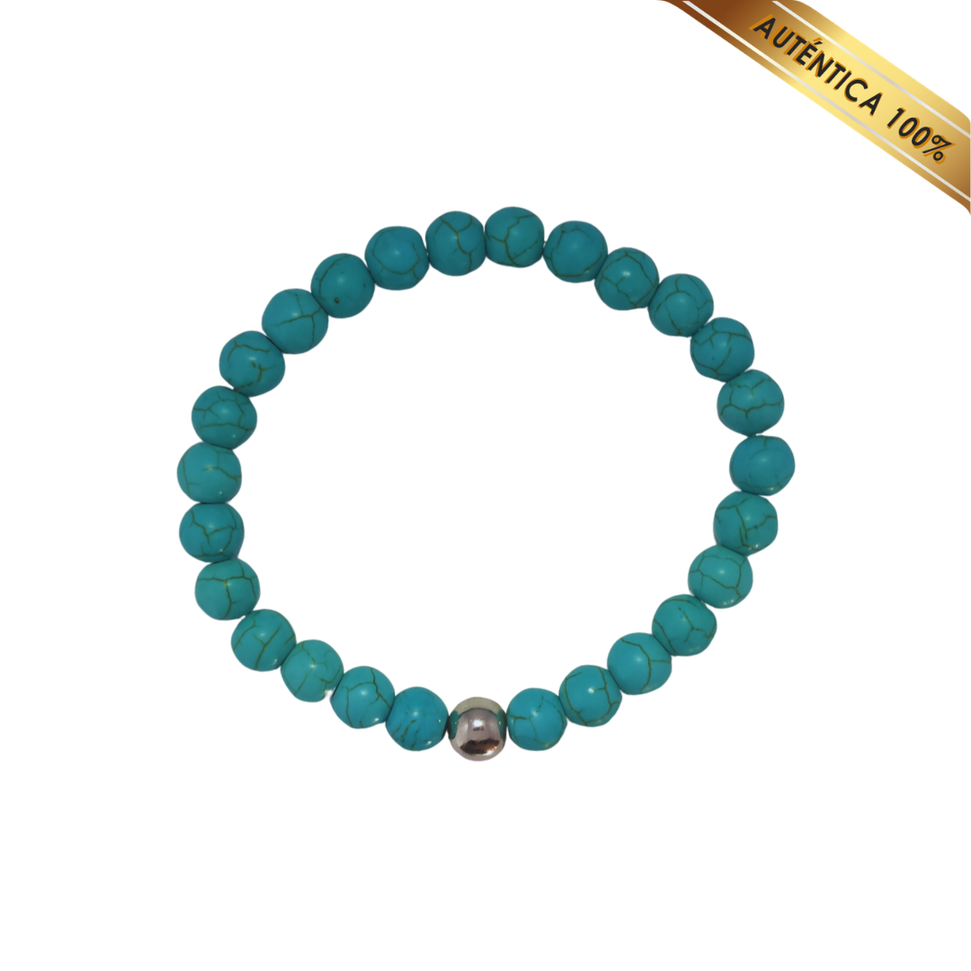 A- Pulsera Piedra Turquesa N° 6