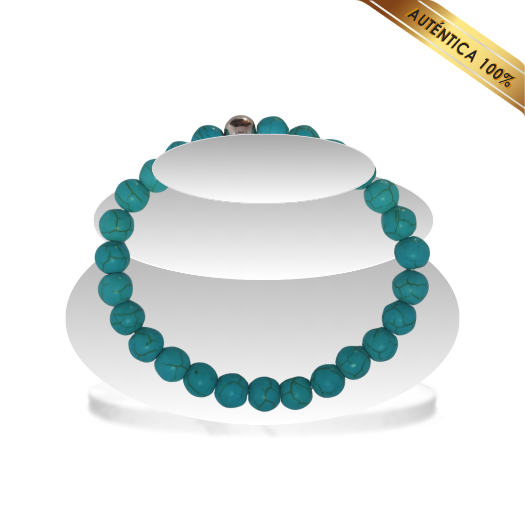 A- Pulsera Piedra Turquesa N° 6