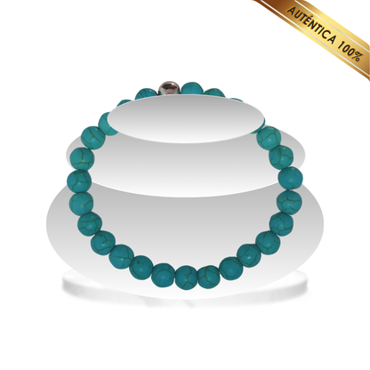 A- Pulsera Piedra Turquesa N° 6